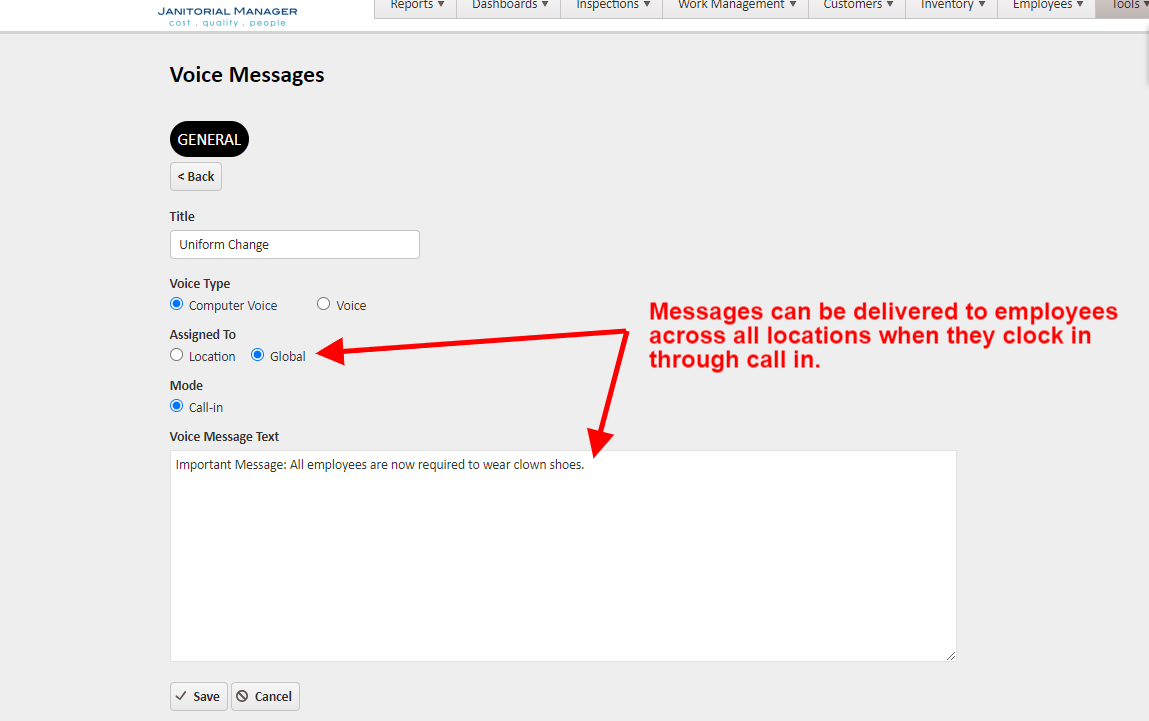personalized record your voice message